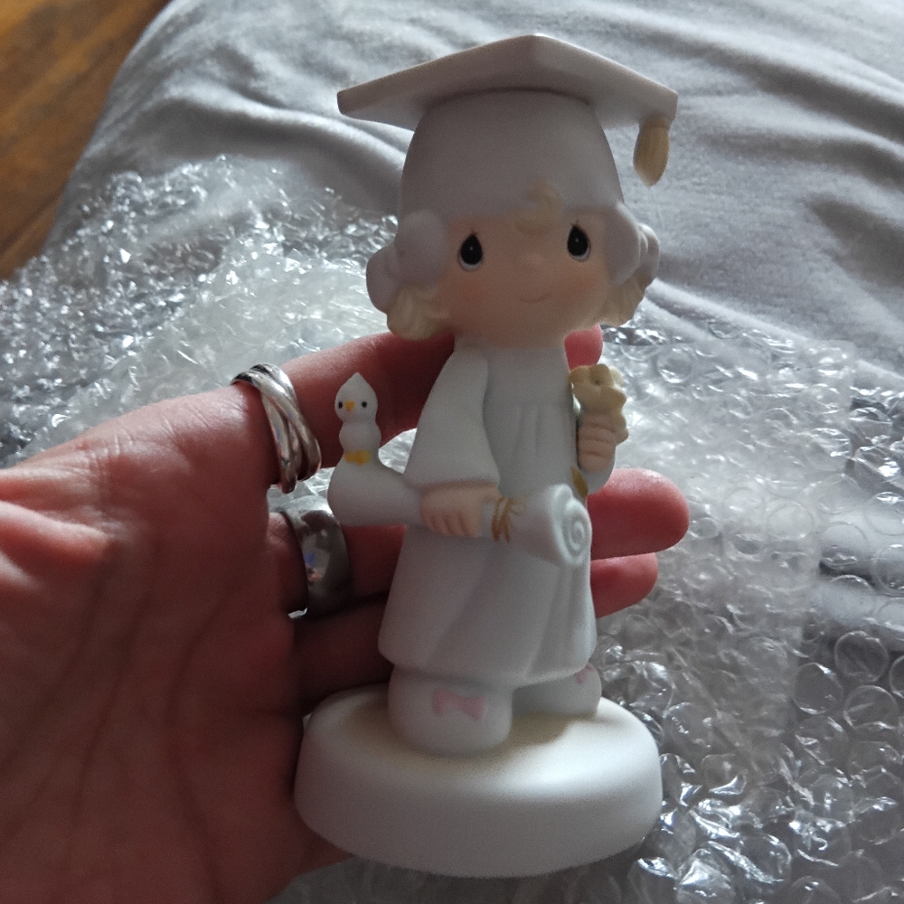Graduation Figurine with Cap and Diploma